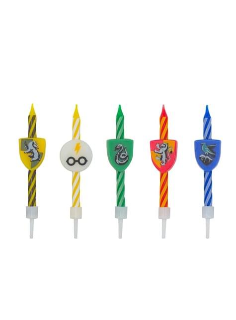 10 velas cumpleaños Harry Potter - Hogwarts Houses - Cinereplicas | Funidelia