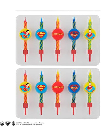 10 velas cumpleaños Superman - Cinereplicas | Funidelia