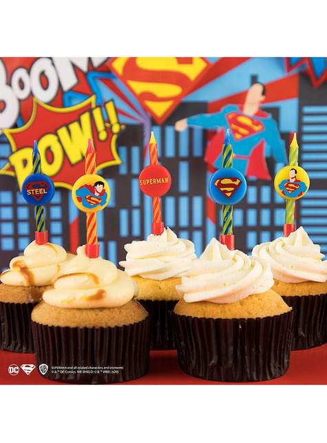 10 velas cumpleaños Superman - Cinereplicas | Funidelia