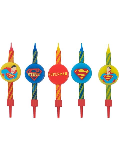 10 velas cumpleaños Superman - Cinereplicas | Funidelia