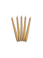 10 velas doradas (24 cm) - Partydeco | Funidelia