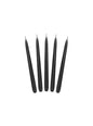10 velas negras mate (24 cm) - Partydeco | Funidelia