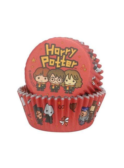 12 cápsulas para cupcakes y 12 toppers de los personajes de Harry Potter - PME CAKE | Funidelia