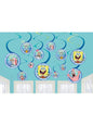 12 espirales colgantes de Bob Esponja - AMSCAN | Funidelia