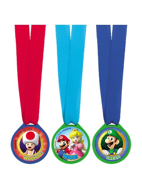 12 medallas de Super Mario Bros