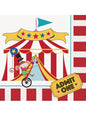 16 servilletas (33x33 cm) - Circus Carnival - Unique | Funidelia