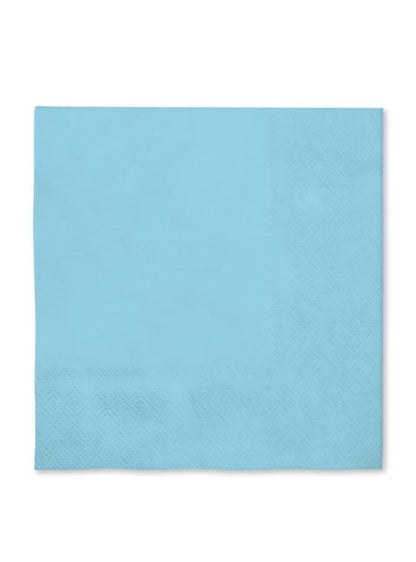 16 servilletas color azul claro (33x33cm) - Colores lisos - Funiglobal | Funidelia