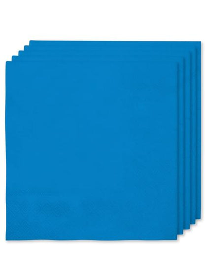 16 servilletas color azul marino (33x33cm) - Colores lisos - Funiglobal | Funidelia