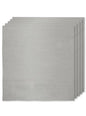 16 servilletas color plateado (33x33cm) - Colores lisos - Funiglobal | Funidelia
