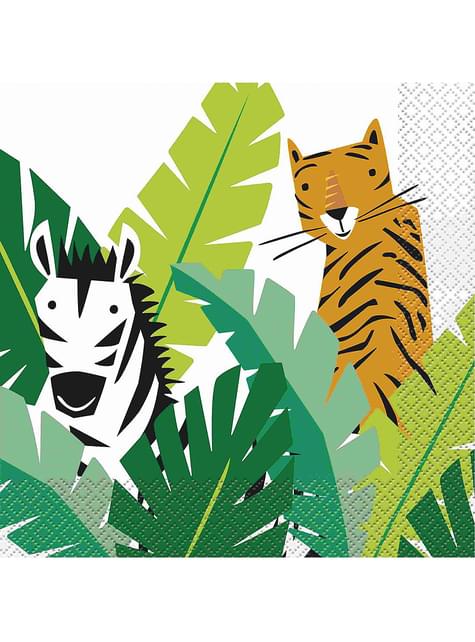 16 servilletas de animales (33x33cm) - Animal Safari