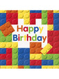 16 servilletas de Bloques de construcción (33x33cm) - Building Blocks party - Unique | Funidelia