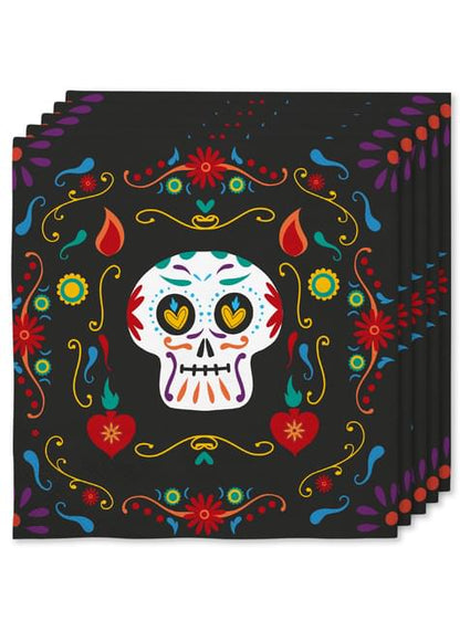 16 servilletas de Catrina día de los muertos (33x33cm) -Day of the Dead - Funiglobal | Funidelia
