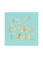 16 servilletas de cóctel It’s cake time (13x13 cm) - AMSCAN | Funidelia