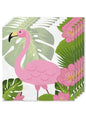 16 servilletas de flamencos (33x33cm) - Tropical flamingos - Funiglobal | Funidelia
