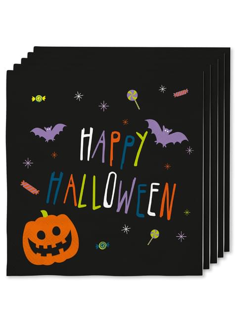 16 servilletas de Halloween calabaza (33x33cm) -Happy Halloween - Funiglobal | Funidelia