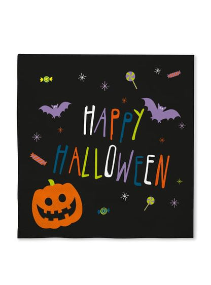 16 servilletas de Halloween calabaza (33x33cm) -Happy Halloween - Funiglobal | Funidelia