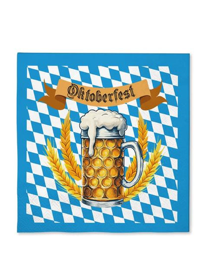 16 servilletas de Oktoberfest (33x33 cm) - Funiglobal | Funidelia