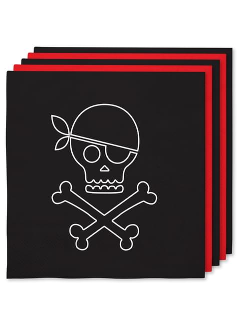 16 servilletas de piratas (33x33cm) - Pirates Party - Funiglobal | Funidelia
