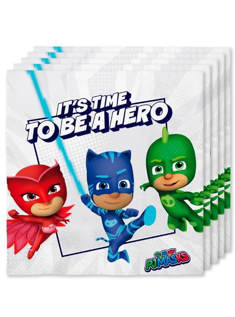 16 servilletas de Pj Masks (33x33cm) - Funiglobal | Funidelia