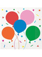16 servilletas globos de colores (33x33cm) - Colorful Balloons - Unique | Funidelia