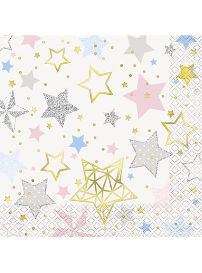 16 servilletas grandes (33x33cm) - Twinkle Little Star - Unique | Funidelia