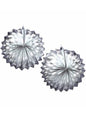 2 Faroles decorativos plateados - Widmann | Funidelia