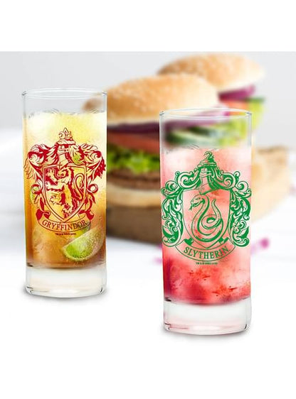 2 vasos Slytherin escudo - Harry Potter