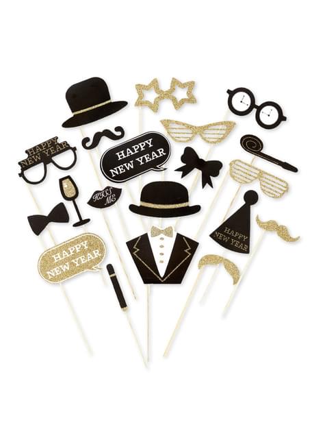 20 accesorios photocall Nochevieja - Widmann | Funidelia