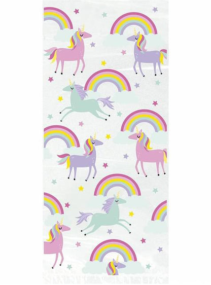 20 bolsas de chucherías de unicornios - Happy Unicorn - Unique | Funidelia