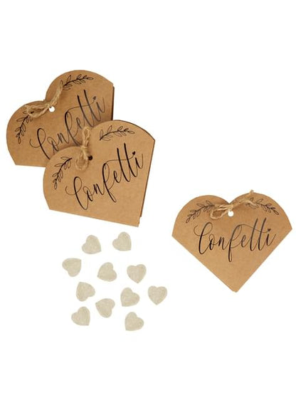 20 cajas de confeti de regalo - Hearts & Krafts - Neviti | Funidelia