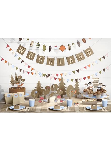 20 pinzas decorativas de madera (3 cm)