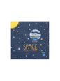 20 servilletas azules con estampado “Space Adventure“ de papel (33x33 cm) - Space Party - Partydeco | Funidelia