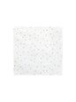 20 servilletas blancas con lunares dorados de papel (33x33 cm) - First communion
