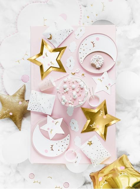 20 servilletas con forma de estrella - Unicorn Collection