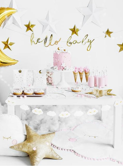 20 servilletas con forma de estrella - Unicorn Collection