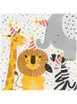 20 servilletas de animales (33 x 33 cm) - Safari