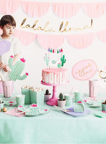 20 servilletas de cóctel de cactus (11 cm) - Partydeco | Funidelia