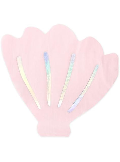 20 servilletas de cóctel de concha marina (13 cm)