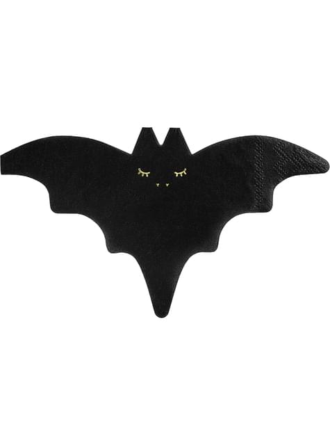 20 servilletas de cóctel de murciélago (16 cm)