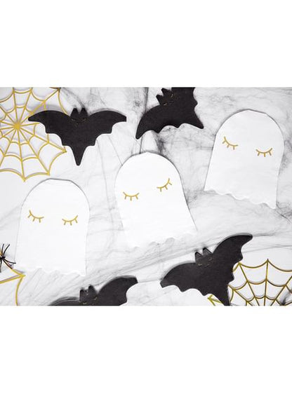 20 servilletas de fantasma (11 x 14 cm)