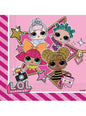 20 servilletas de LOL Surprise (33x33cm) - Procos | Funidelia
