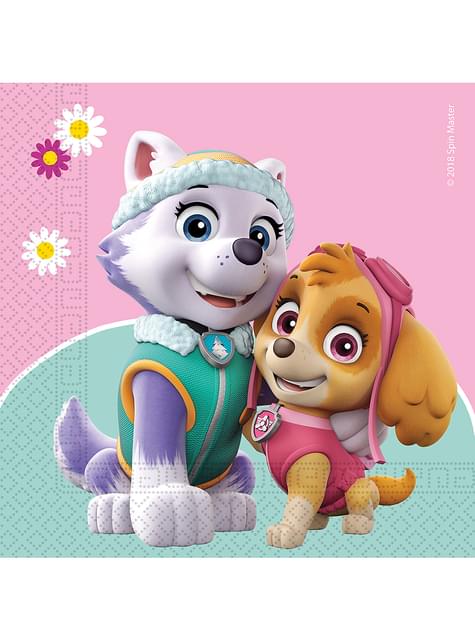 20 servilletas de Patrulla Canina Skye & Everest (33x33cm)