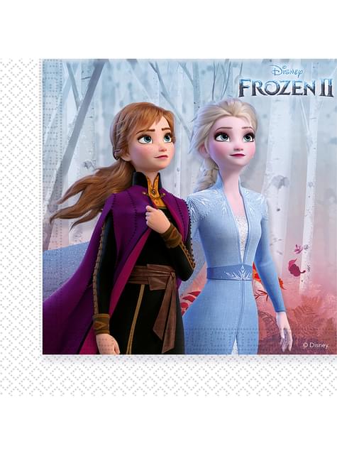20 servilletas Frozen 2 (33 cm) - Procos | Funidelia