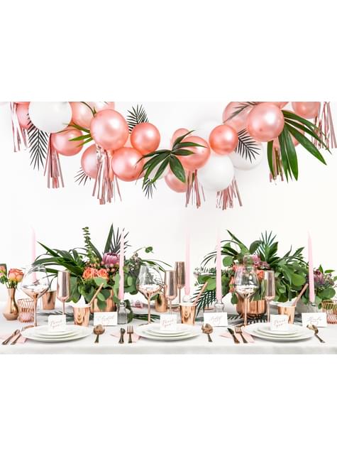 21 hojas tropicales decorativas - Aloha Turquoise - Partydeco | Funidelia