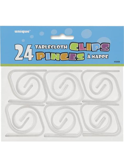 24 clips sujetamanteles - Unique | Funidelia