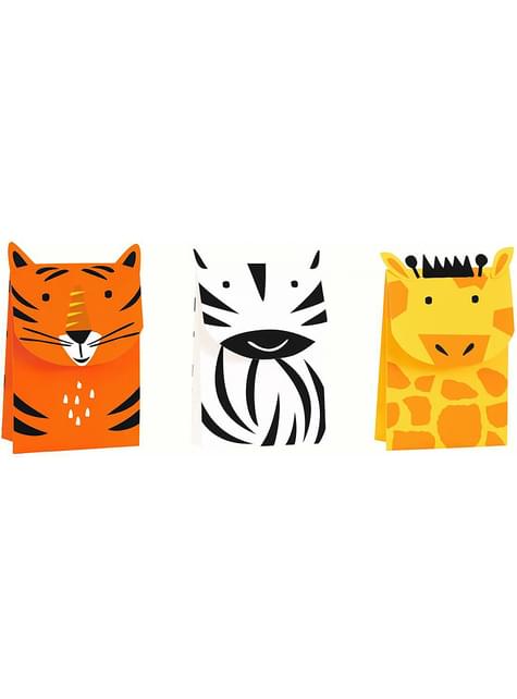 3 bolsas de chucherías de animales - Animal Safari