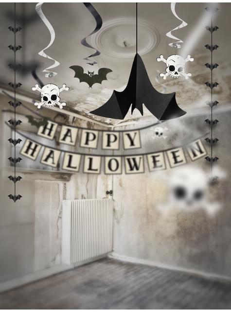 3 colgantes decorativos de murciélagos - Halloween
