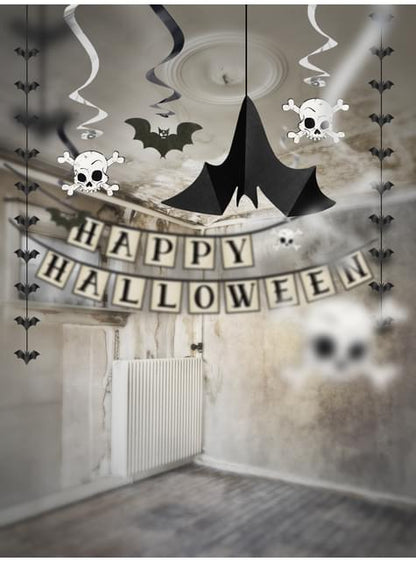3 colgantes decorativos de murciélagos - Halloween