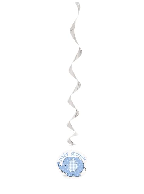 3 decoraciones colgantes azules - Umbrellaphants Blue - Unique | Funidelia
