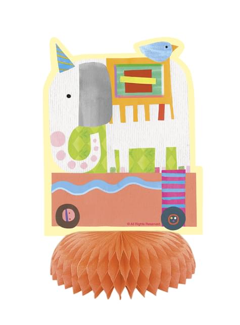 3 decoraciones para mesa - Circus Animal - Unique | Funidelia